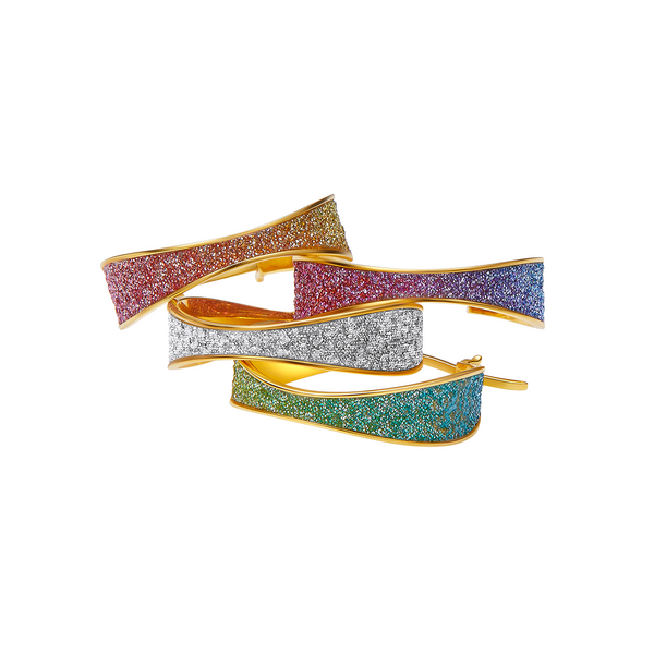 LumiGlow Sculpted Hoop Earrings