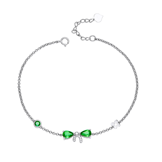 PetalPhase Verdant Bow Bracelet