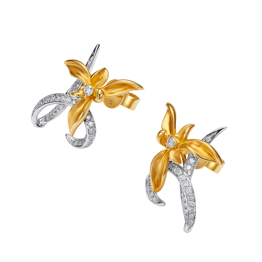 Orchid Vine Earring