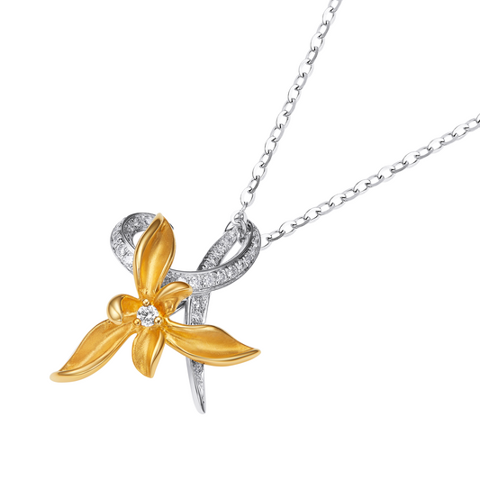 Orchid Vine Necklace