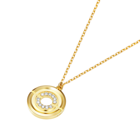 Circle Frame Necklace